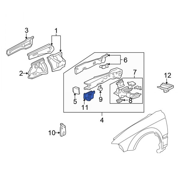 Tie Down Hook Bracket