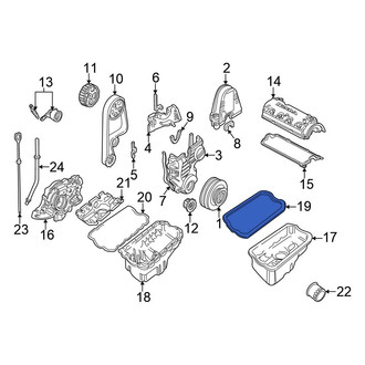 Honda OE - Engine Oil Pan Gasket