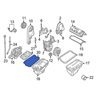 Honda OE - Engine Oil Pan Gasket