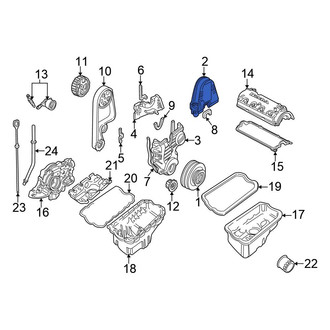 Honda OE - Upper Outer Engine Timing Cover