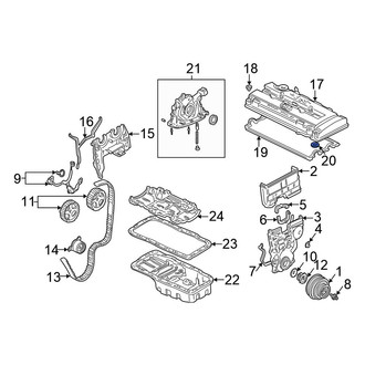 Honda OE - Engine Valve Cover Gasket