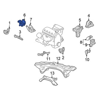 Honda OE - Automatic Transmission Mount