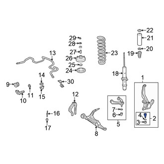 Honda OE - Front Lower Suspension Ball Joint