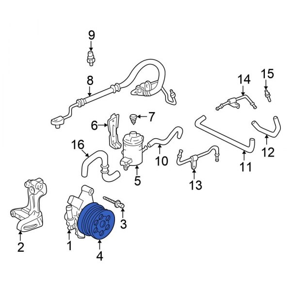 Power Steering Pump Pulley