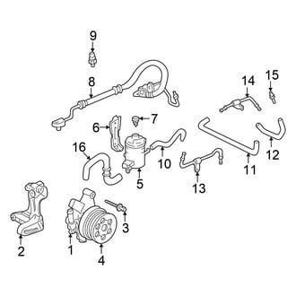 Honda OE - Steering Gear & Linkage - Pump & Hoses (Power Steering), (Power Steering)
