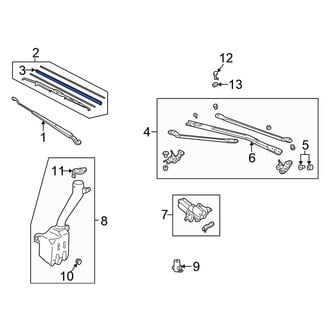 Honda OE - Left Wiper Blade Refill