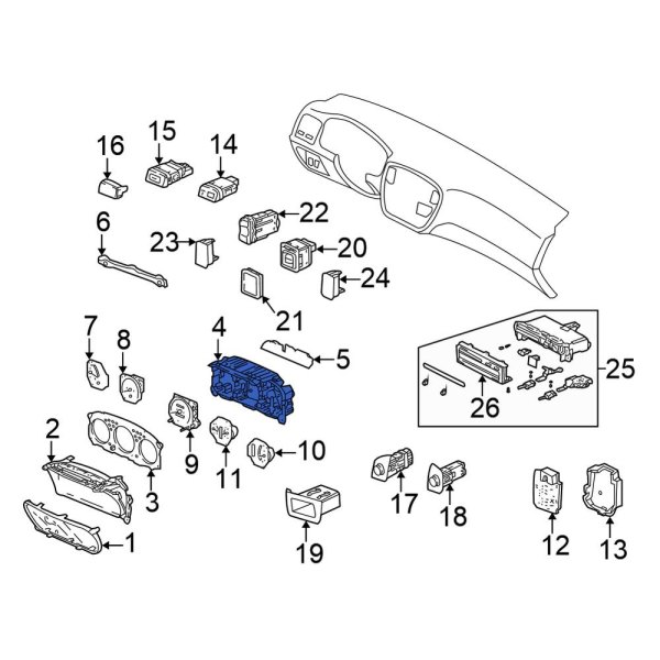 Instrument Cluster Housing