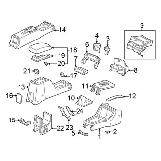 Honda OE - Center Console (EX / GX / HX / LX)