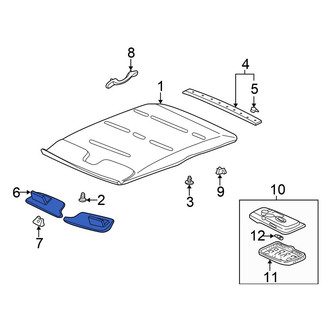 Honda OE - Right Sun Visor