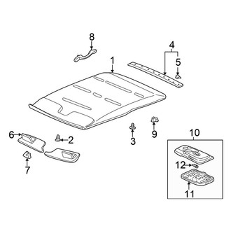 Honda OE - Roof - Interior Trim (CX / DX Hatchback)