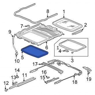 Honda Civic Si Roof Seals & Moldings — CARiD.com