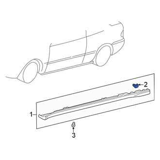 Honda OE - Rocker Panel Molding Clip