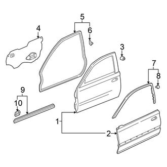 Honda OE - Front Door - Door & Components