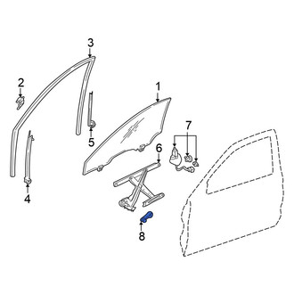 Honda OE - Front Window Crank Handle