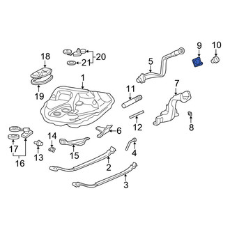 Honda OE - Fuel Filler Neck Gasket