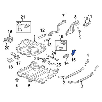 Honda OE - Vapor Canister Purge Solenoid