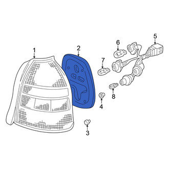 Honda OE - Tail Light Housing Seal