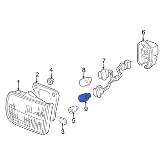 Honda OE - Rear Back Up Light Bulb