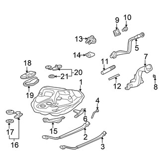 Honda OE - Fuel System Components (Hatchback)