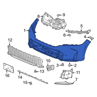 Honda OE - Front Bumper Cover