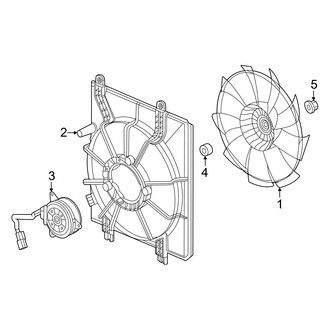 Honda OE - Cooling Fan (LX / Sport)