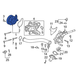 Honda OE - Engine Water Pump
