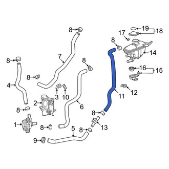 Honda OE - Drive Motor Inverter Coolant Line