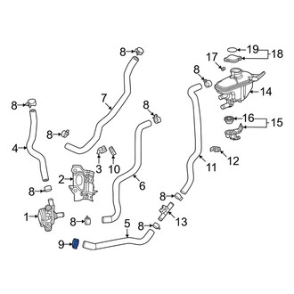 Honda OE - Drive Motor Inverter Radiator Hose Clamp