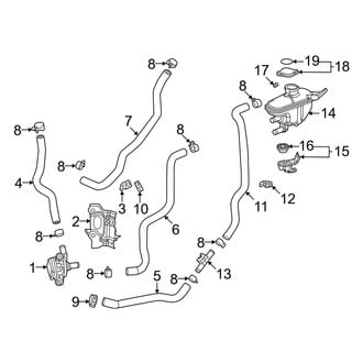 Honda OE - Cooling - Water Pump (Power Control Unit), (Hybrid Sport / Hybrid Sport Touring)