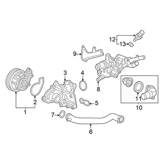 Honda OE - Cooling - Water Pump (1.5L)