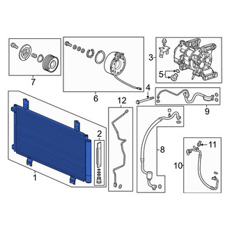Honda OE - A/C Condenser