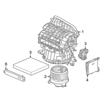 Honda OE - Air Conditioner & Heater - Blower Motor & Fan (Hybrid Sport / Hybrid Sport Touring / LX / Si / Sport Sedan)