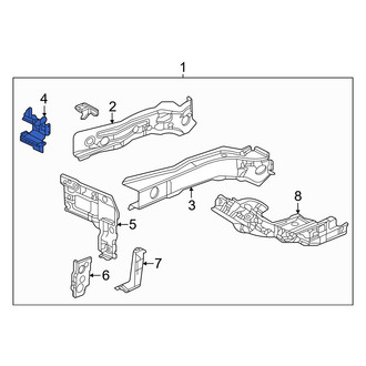 Honda OE - Left Frame Side Member Bracket
