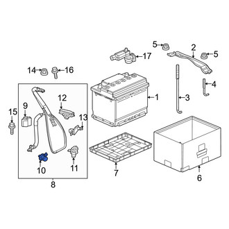 Honda OE - Antenna Cable Clip