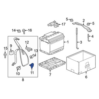 Honda OE - Battery Cable Clip