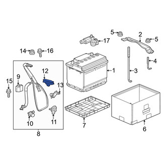 Honda OE - Battery Cable Clip