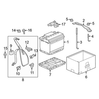 Honda OE - Electrical - Battery
