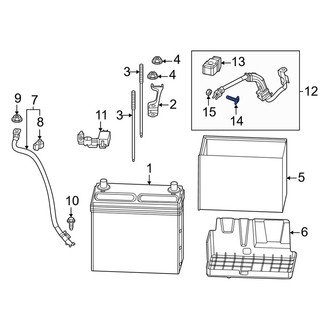Honda OE - Battery Cable Bolt