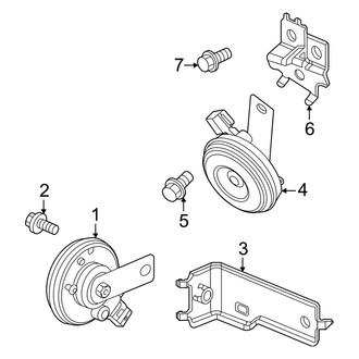 Honda OE - Electrical - Horn (Sedan)