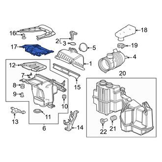 Honda OE - Air Cleaner Baffle