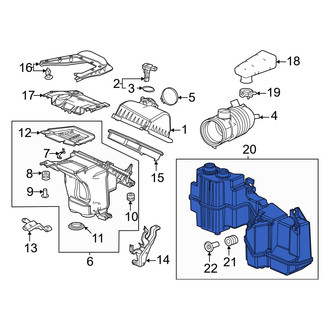Honda OE - Engine Air Intake Resonator