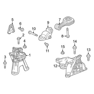 Honda OE - Engine / Transaxle - Engine & Transmission Mounting