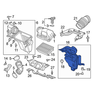 Honda OE - Engine Air Intake Resonator