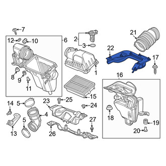 Honda OE - Engine Air Intake Hose Bracket