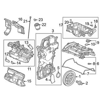 Honda OE - Engine / Transaxle - Engine Parts (Hybrid Sport / Hybrid Sport Touring)