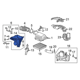 Honda OE - Lower Air Filter Housing