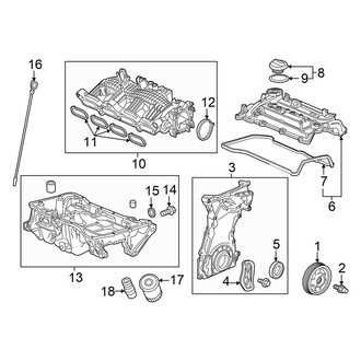 Honda OE - Engine / Transaxle - Engine Parts (1.5L)