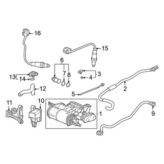 Honda OE - Emission System - Emission Components
