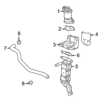 Honda OE - Emission System - EGR System