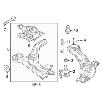 Honda OE - Front Suspension - Suspension Components